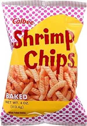 カルビーえび味チップス Calbee Shrimp Flavored Chips(4)