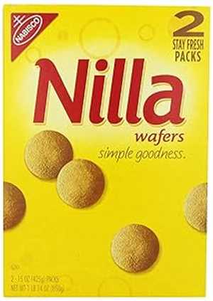 15 Ounce (Pack of 2), Vanilla, Nabisco Nilla Wafers, 850 gmのサムネイル