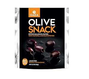 Gaea 2.3 Ounce (Pack of 8), Pitted Kalamata, Olive Snack Packs - 8 ct....