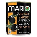 マリオ カマチョ フーズ 種なしラージ ブラック オリーブ (12 個パック) Mario Camacho Foods Pitted Large Black Olives (Pack of 12)(4)