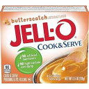 Jell-O Cook & Serve バタースコッチ プディング & パイ フィリング (3.5 オンスの箱、6 個パック) Jell-O Cook & Serve Butterscotch Pudding & Pie Filling (3.5 oz Boxes, Pack of 6)