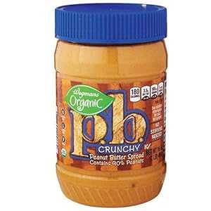 ウェグマンズ オーガニック ピーナッツバター、カリカリ 16 オンス (2個入り) Wegmans Food You Feel Good About Wegmans Organic Peanut Butter, Crunchy 16 Oz. (Pack of 2)