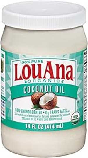 LouAna オーガニック精製ココナッツオイル、14オンス LouAna Organic Refined Coconut Oil, 14 oz