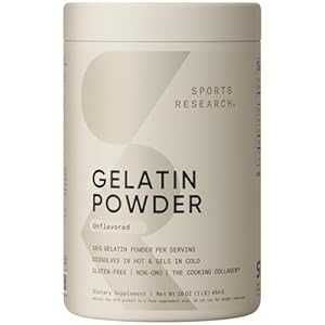 Sports Research Gelatin Collagen Cooking Powder - Sourced from Pasture...