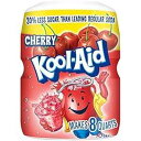 Kool-Aid カフェインフリー チェリー加糖粉末ドリンクミックス 12 個 19 オンスのキャニスター Kool-Aid Caffeine Free Che...