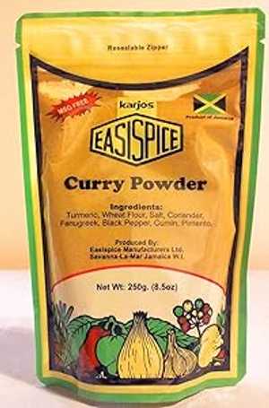 Karjos Easispice Jamaican Curry Powder - 250g/8.5 oz