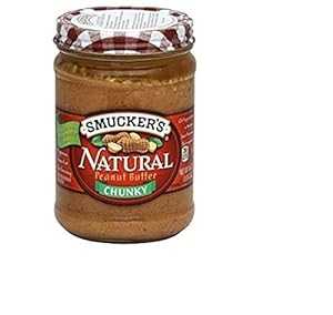 Smuckers ナチュラル ピーナッツ バター 16 オンス (4 個パック) (分厚い) Smucker's Smuckers Natural Peanut Butter 16 Oz (Pack of 4) (Chunky)