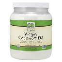 Now Foods オーガニック バージン ココナッツ オイル、54 オンス Now Foods Organic Virgin Coconut Oil, 54 Ounce