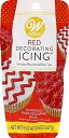 Wilton 704-4299 レッド デコレーション アイシング 8 オンス、プラスチックチップ付き Wilton 704-4299 Red Decorating Icing 8 Ounce, with Plastic Tips