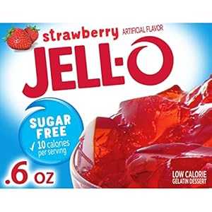 Jell-O ストロベリー シュガーフリー ゼラチン デザート ミックス (24 ct パック、0.6 oz ボックス) Jell-O Strawberry Sugar Free Gelatin Dessert Mix (24 ct Pack, 0.6 oz Boxes)