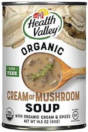 マッシュルームのクリーム、ヘルスバレーオーガニックスープ、マッシュルームのクリーム、14.5オンス Cream of Mushroom, Health Valley Organic Soup, Cream of Mushroom,14.5 Ounceのサムネイル