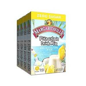 Margaritaville Singles To Go Water Drink Mix - Pina Colada Flavored, Non-Alcoholic Powder Sticks..