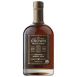 クラウン メープル バーボン バレル エイジド オーガニック メープル シロップ 750ML (25 FL OZ) Crown Maple Bourbon Barrel Aged organic maple syrup 750ML (25 FL OZ)