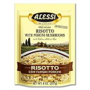 Alessi Autentico, プレミアム味付けリゾット、イタリアのアルボリオライス、準備が簡単、8オンス (ポルチーニ茸、6個パック) Alessi Autentico, Premium Seasoned Risotto, Italian Arborio Rice, Easy to Prepare, 8oz (Porcini Mushroom, Pack