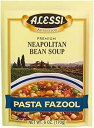 Alessi Autentico プレミアム スープ、伝統的なフレーバー、6 オンス (ナポリ豆、6 個パック) Alessi Autentico Premium Soups, Traditional Flavors, 6oz (Neapolitan Bean, Pack of 6)