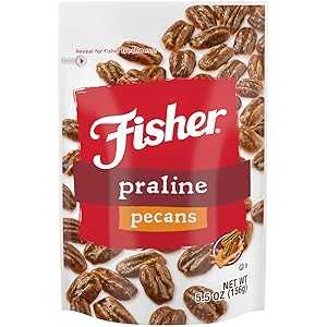 5.5 Ounce (Pack of 1), Praline, Fisher Snack Praline Pecans, 5.5 Ounce...