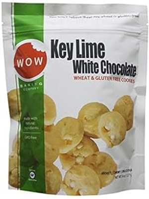 キーライムホワイトチョコレート袋入りクッキー: 8オンス by WOW Baking Company Key Lime White Chocolate Bagged Cookies: 8 oz by WOW Baking Company