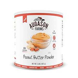 Augason Farms ピーナッツバターパウダー 2ポンド No.10缶 Augason Farms Peanut Butter Powder 2 lbs No. 10 Can