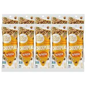 The Good Bean Crunchy Chickpeas - Classic Hummus - (10 Pack) 1.4 oz Pa...