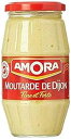 Amora Moutarde de Dijon Fine et Forte - 上質で強力なフレンチ ディジョン マスタード、440g (15.5オンス) 瓶 Amora Moutarde de Dijon Fine et Forte - Fine and Strong French Dijon Mustard, 440g (15.5oz) Jar