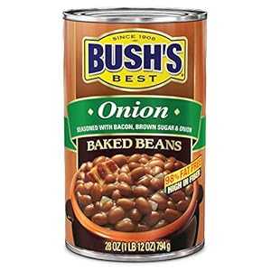 ブッシュズ ベスト オニオン ベイクド ビーンズ 28 オンス Bush's Best Onion Baked Beans 28 oz