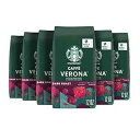 スターバックス カフェ ヴェローナ ダーク ロースト 全豆コーヒー、12 オンス バッグ (6 個パック) Starbucks Caff Verona Dark Roast Whole Bean Coffee, 12-Ounce Bag (Pack of 6)