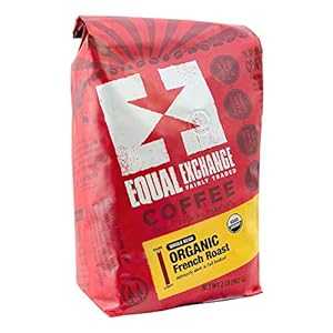 イコールエクスチェンジオーガニック全粒コーヒー、フレンチロースト、2ポンド Equal Exchange Organic Whole Bean Coffee, French Roast, 2 Pound