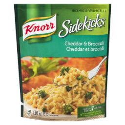 Knorr Sidekicks チェダーブロッコリービーフンサイドディッシュ、8ct/130g カナダから輸入 Knorr Sidekicks Cheddar Broccoli Rice Vermicelli Side Dish, 8ct/130g Imported from Canada