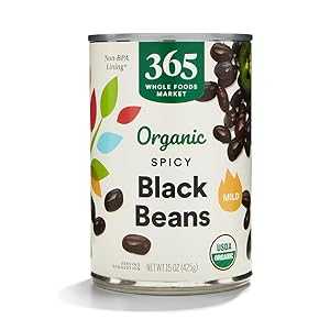 365 by Whole Foods Market, Organic Spicy Black Beans, 15 Ounce 365 by Whole Foods Market, Organic Spicy Black Beans, 15 Ounce