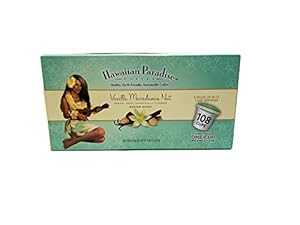 ハワイアン パラダイス コーヒー バニラ マカダミア ナッツ シングル サーブ カップ 108 カウント ルー..