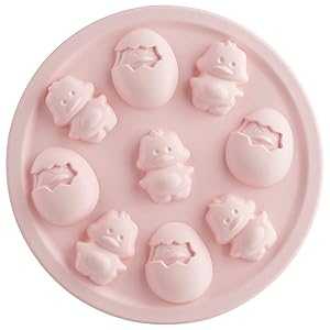 Trudeau 耐熱皿 クッキーパン ひよこ 9インチ ピンク Trudeau Bakeware Cookie Pan Chicks, 9-Inch, Pink