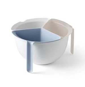 Chef'n 3-in-1 多用途ザル、直径 10 インチ、ホワイト Chef'n 3-in-1 Multi-Use Colander, 10 inch Diameter, White