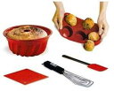 Handy Trends シリコン ベイクウェア 5 点セット - ノンスティック ベーキング調理器具 5 点セット Handy Trends 5 Piece ...