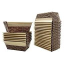 Kitchen Supply ペーパーベーキングミニローフパン、4 x 2 x 2 インチ、25 個セット KITCHEN SUPPLY WHOLESALE P...
