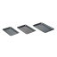 Nifty Solutions Nifty Cookie & Baking Sheets (Set of 3) Non-Stick Coated Steel, Dishwasher Safe,..