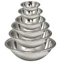 HOMEARRAY Stainless Steel Mixing Bowls (Set of 6) - Mirror finish for Easy to Clean kitchen bowls, Nesting Bowls for Space Saving Storage, Ideal For Cooking, Baking, Serving,Prepping.