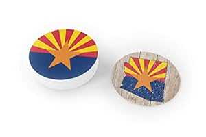 Stonehouse Collection Arizona Drink Coaster - Arizona State Flag Round...