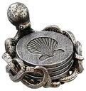 Old River Outdoors Octopus Coaster Set - Nautical Ocean Beach Sea Shell Coastal Decor(3)