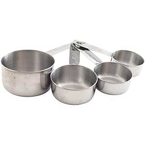 Norpro ステンレススチール計量カップ Norpro Stainless Steel Measuring Cups