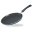 Vinod Zest Non-Stick Flat Dosa Tawa/Griddle, 10", Black/Blue