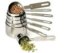RSVP International Endurance Stainless Steel Measuring Cups, Set of 7 1/8 Cup to...