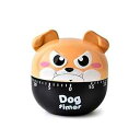 かわいい漫画の犬機械タイマー 60 分機械式キッチンクッキングタイマー時計大音量アラームカウンター手動タイマーミニサイズキッチン用品 (カーキ) Golandstar Cute Cartoon Dog Machinery Timers 60 Minutes Mechanical Kitchen Cooking Timer Clock Lou