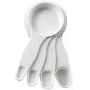Storage Theory 4 Piece set of 2-in-1 Combo Measuring Cup & Spoon Kitchen Tools, ...
