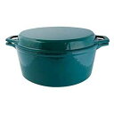 Taste of Home 7クォート エナメル鋳鉄 ダッチオーブン グリル蓋付き Range Kleen Taste of Home 7-quart Enam...