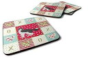 Caroline's Treasures CK5636FC La Perm #1 Cat Love Foam コースター 4 枚セット、マルチカラー Caroline's Treasures CK5636FC La Perm #1 Cat Love Foam Set of 4 Coasters, Multicolor