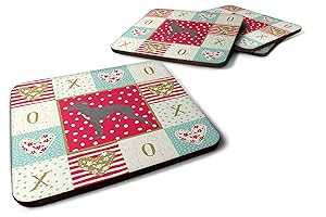 Caroline's Treasures CK5845FC Italian Greyhound #1 Love Foam Set of 4 ...