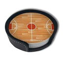 バスケットボールコート ドリンクコースター ホルダー付き 各種カップに対応 6枚セット AIMASTZ Basketball Court Drinks Coas...