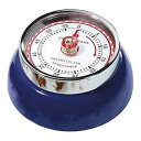 Zassenhaus 磁気レトロ 60 分キッチンタイマー、2.75 インチ、ネイビーブルー Zassenhaus Magnetic Retro 60 Minute Kitchen Timer, 2.75-Inch, Navy Blue