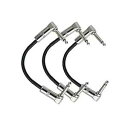 Structure 6 インチ直角ペダル ジャンパー ケーブル (3 個セット) Strukture 6" Right Angle Pedal Jumper Cable (Set of 3)