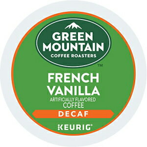 グリーン マウンテン コーヒー ライト ロースト K カップ キューリグ ブルワーズ用 フレンチ バニラ デカフェ コーヒー (96 個パック) Green Mountain Coffee Light Roast K-Cup for Keurig Brewers, French Vanilla Decaf Coffee (Pack of